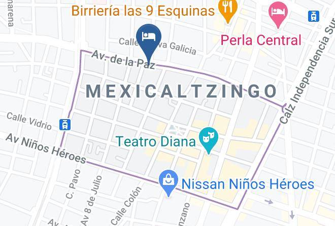 Guadalajara - Hotel La Paz Maps