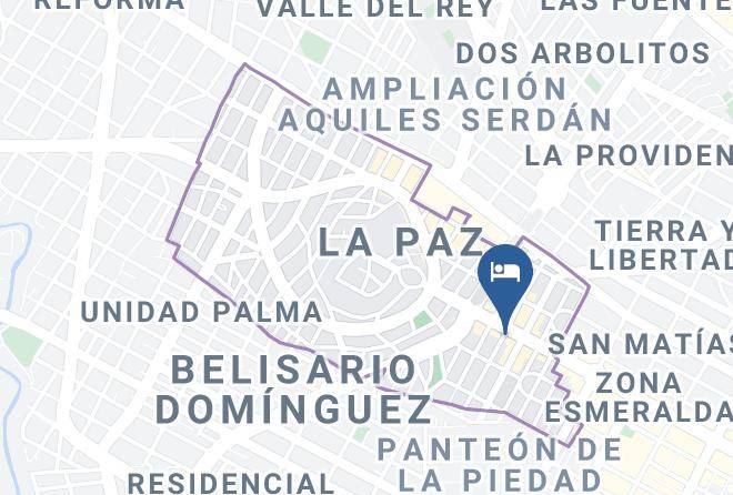 Puebla La Paz - Hotel La Paz Maps