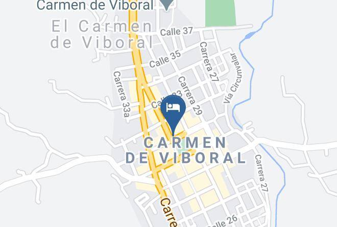 Carmen De Viboral - Hotel La Perla Azulina Maps