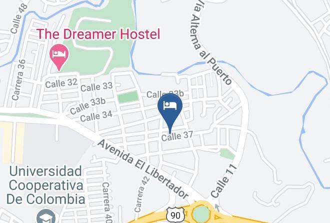 Hotel La Perla Indigena Map