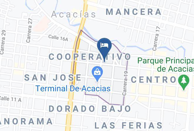 Acacias - Hotel La Perla Llanera Maps