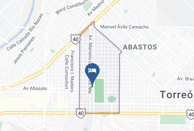 Torreon - Hotel La Perla Maps