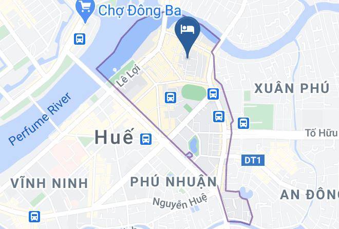 Hotel La Perle Hue Map