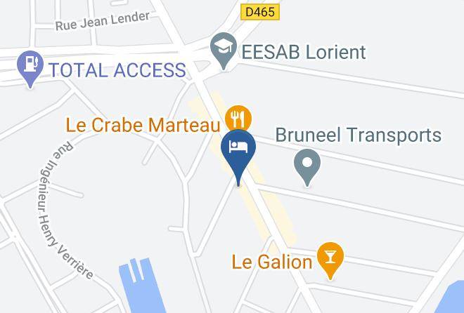 Morbihan - Hotel Le Keroman Maps