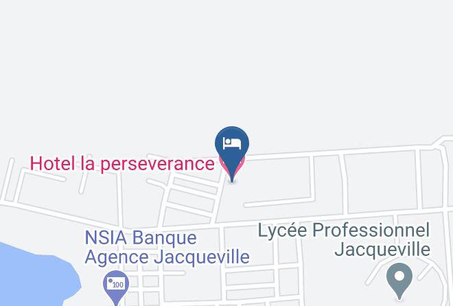 Hotel La Perseverance Map - Lagunes - Jacqueville