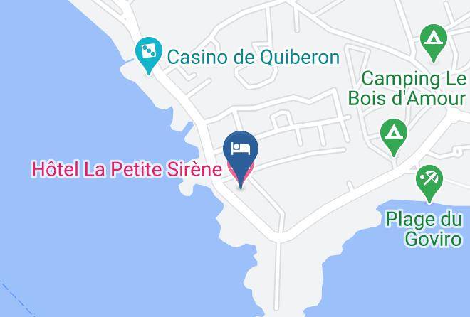 Morbihan - Hotel La Petite Sirene Maps