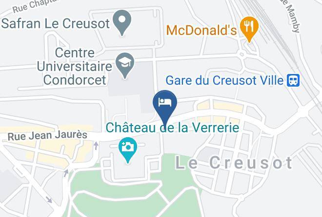 Saone Et Loire - Hotel La Petite Verrerie Maps