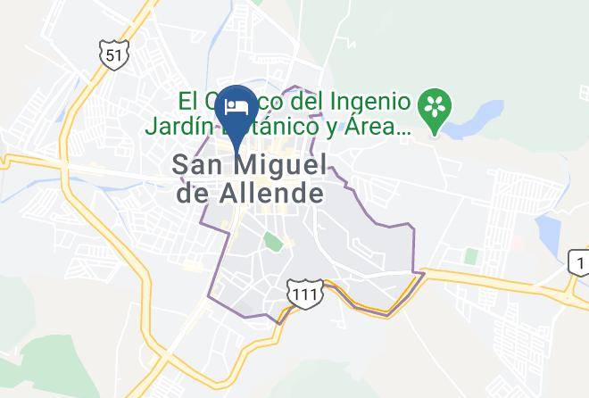San Miguel De Allende - Hotel La Piedra Parada Maps
