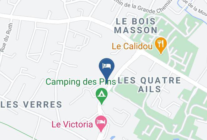Hotel La Pinede Map