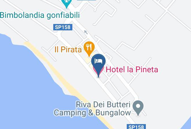 Hotel La Pineta Map