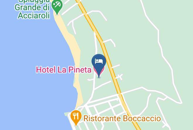 Hotel La Pineta Map