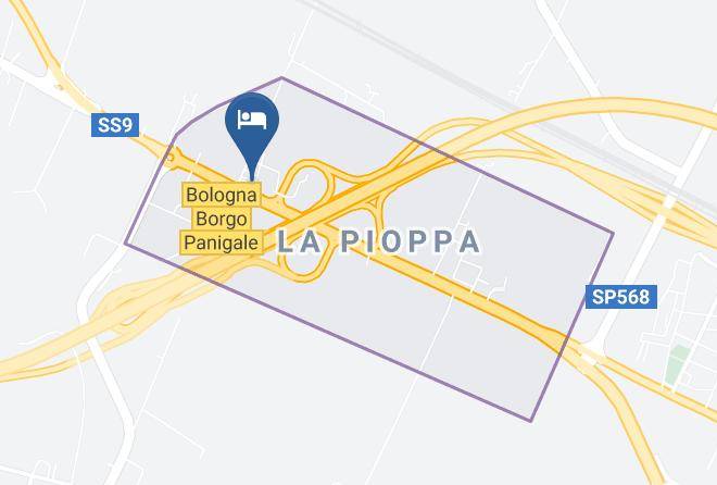 Hotel La Pioppa Map