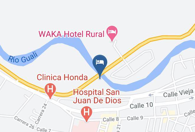 Honda - Hotel La Piragua Maps
