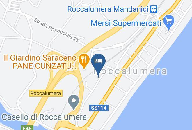 Messina - Hotel La Piramide Di Puglisi Cosimo Maps