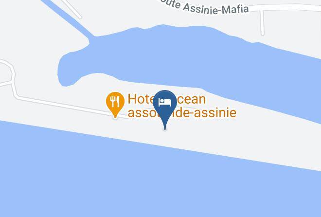 Adiake - Hotel La Pirogue Auberge Maps