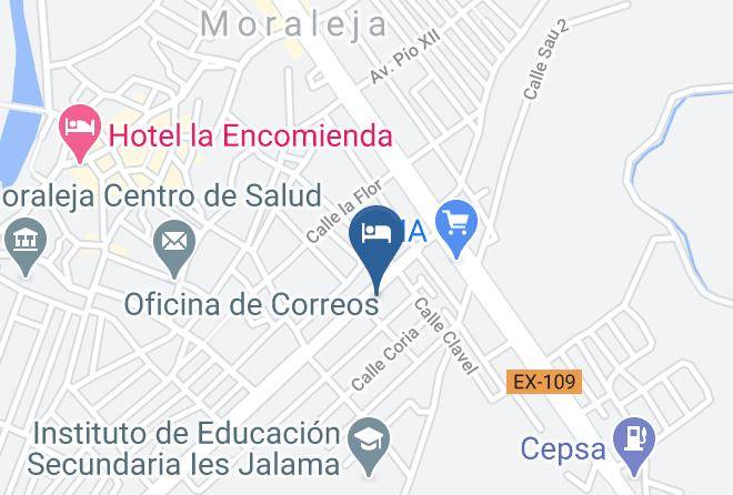 Hotel La Pizarra Map