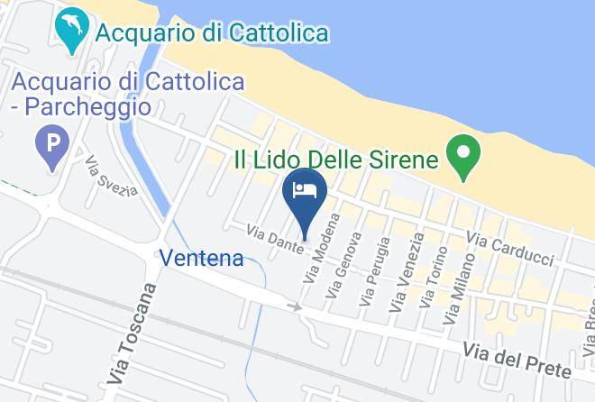 Rimini - Hotel La Plage Maps