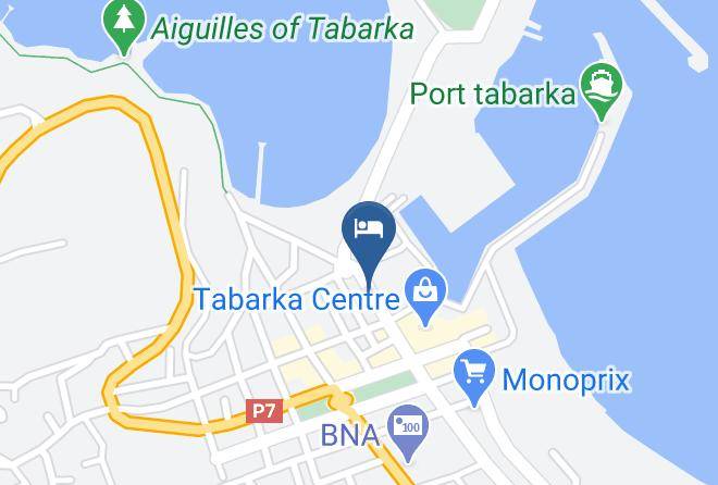 Tunisia - Hotel La Plage Maps