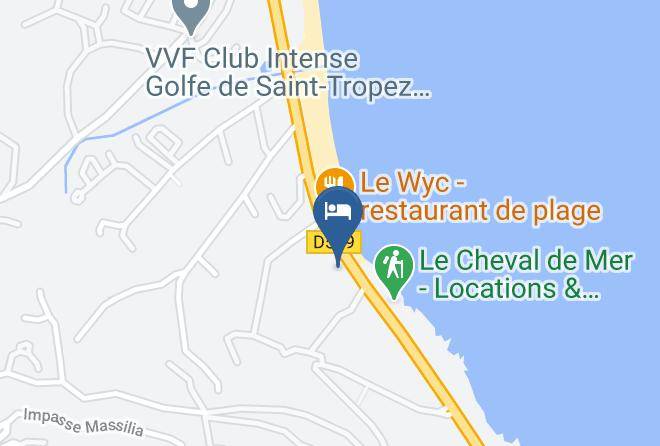 Var - Hotel La Plage Maps