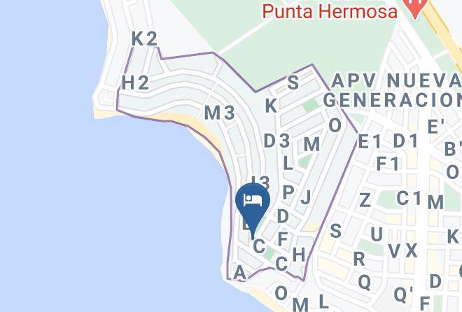 Punta Hermosa - Hotel La Planicie Maps
