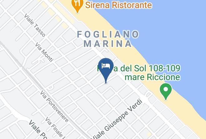 Rimini - Hotel La Plata Maps