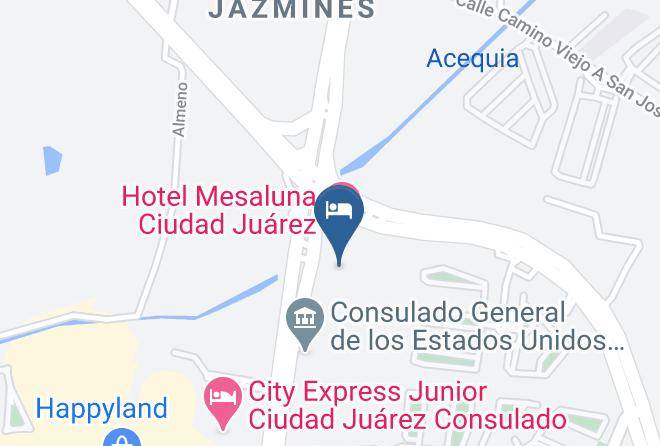 Juarez - Hotel La Playa Maps