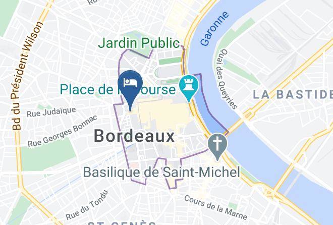 Gironde - Hotel La Porte Dijeaux Maps
