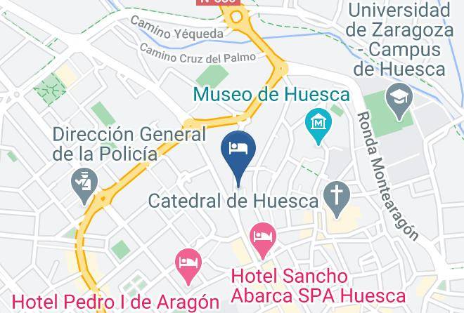 Huesca - Hotel La Posada De La Luna Maps