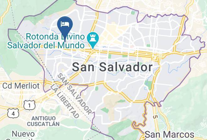 San Salvador - Hotel La Posada Del Angel Maps