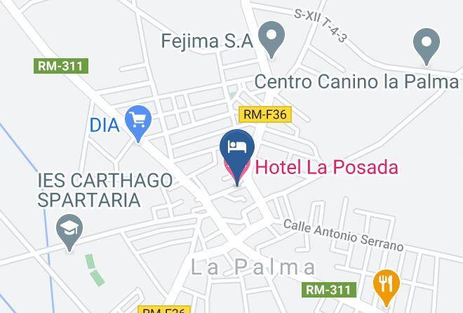 Hotel La Posada Map