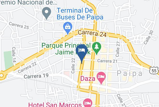 Paipa - Hotel La Posada Paipa Maps