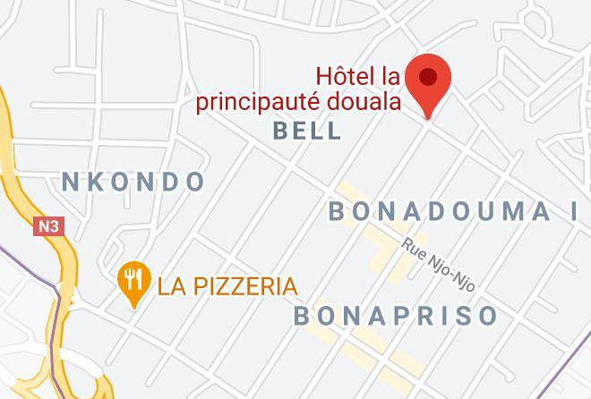 Wouri - Hotel La Principaute Douala Maps