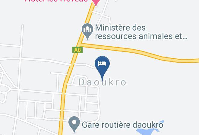 Daoukro - Hotel La Providence Maps