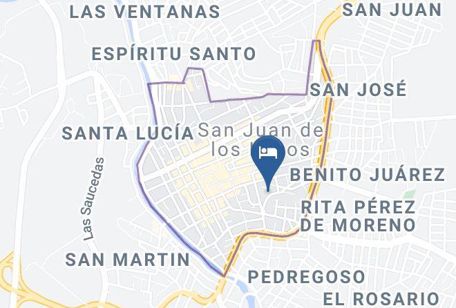 San Juan De Los Lagos - Hotel La Providencia Maps