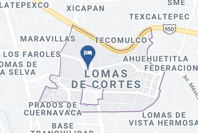 Cuernavaca - Hotel La Puerta Del Cielo Maps