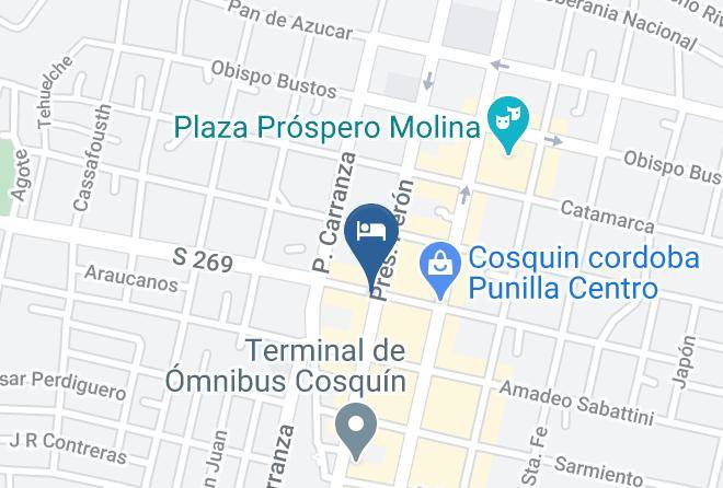 Punilla Department - Hotel La Puerta Del Sol Maps