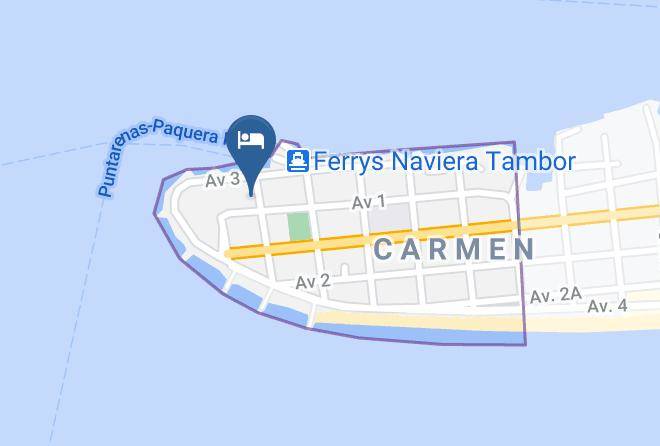 Puntarenas - Hotel La Punta Maps