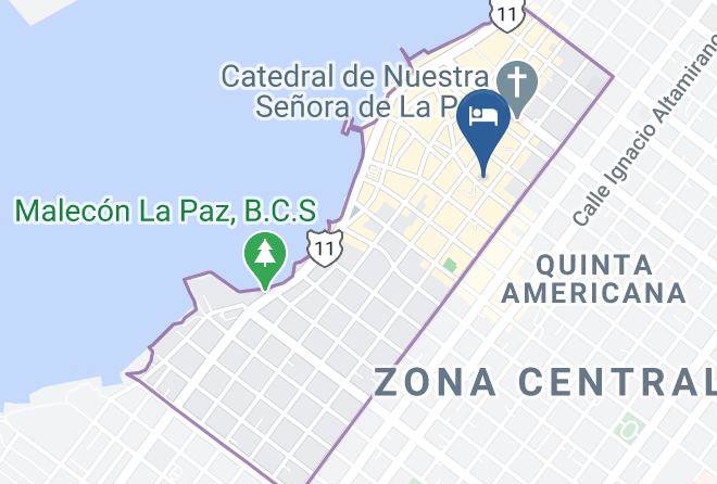 La Paz - Hotel La Purisima Maps