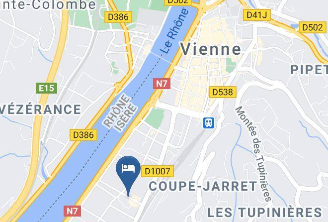 Isere - Hotel La Pyramide Vienne Maps