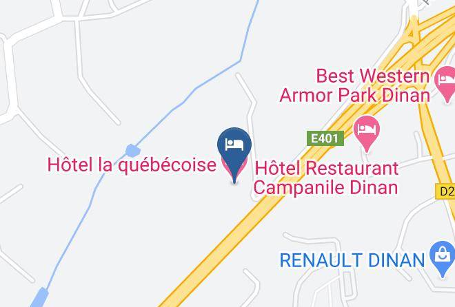 Cotes D Armor - Hotel La Quebecoise Maps