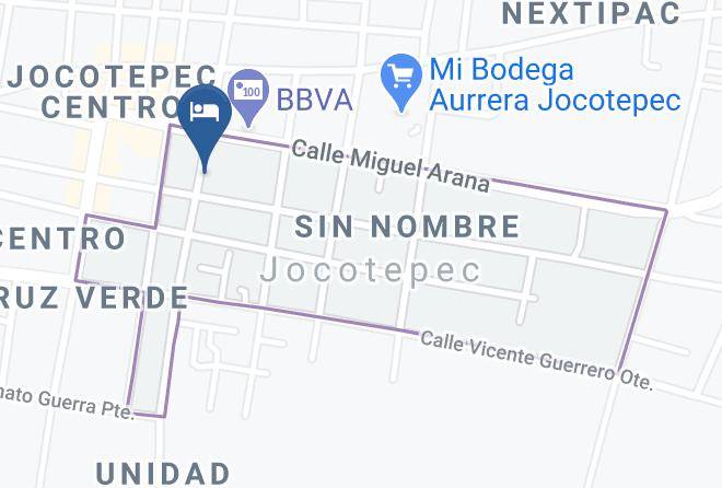 Jocotepec - Hotel La Quinta Maps