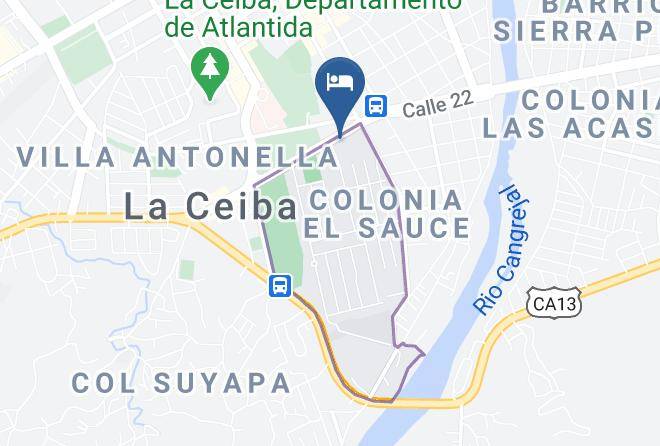 La Ceiba - Hotel La Quinta Maps