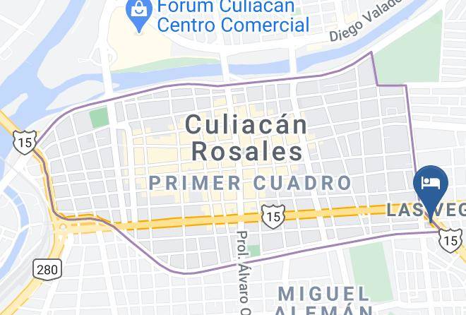 Culiacan - Hotel Quinta Culiacan Maps