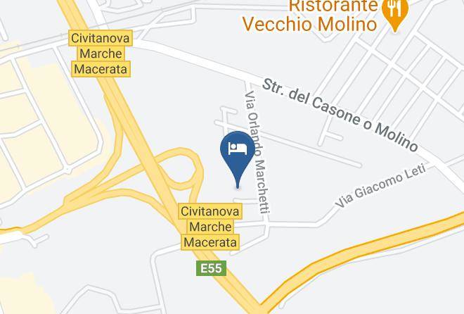 Macerata - Hotel La Radice Maps
