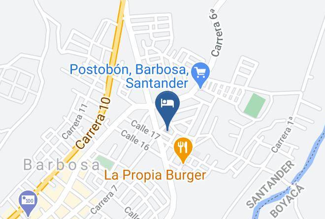 Barbosa - Hotel La Realeza Maps