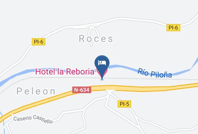 Asturias - Hotel La Reboria Maps