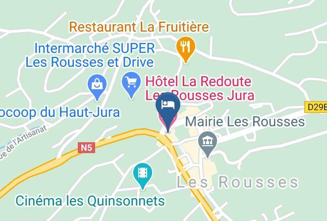 Jura - Hotel La Redoute Les Rousses Jura Maps