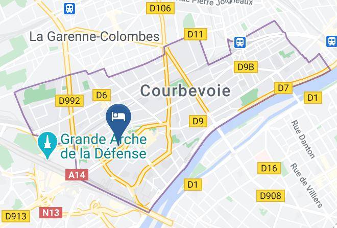 Hauts De Seine - Hotel La Regence Maps