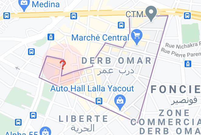 Casablanca - Hotel La Renaissance Maps