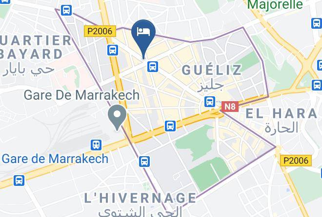 Marrakesh - Hotel La Renaissance Marrakech Maps